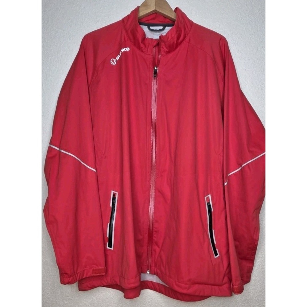 New SUNICE JAY ZEPHAL WATERPROOF GOLF LARGE RAIN SEAM SEALED FULL ZIP JACKET XXL